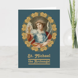 Carte St Michael l'Archange (M10) Salutation blanche