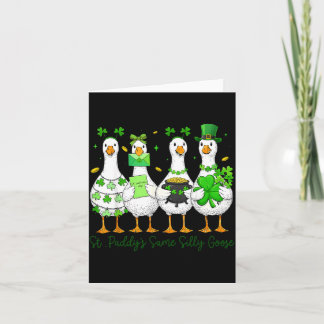 Carte St Paddys Même Oie Idiote pour Enfants Garçons Fil