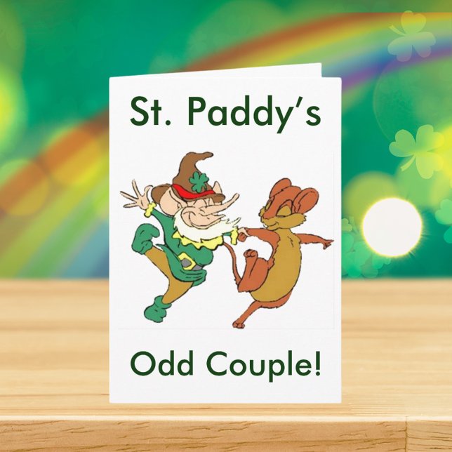Carte St. Paddy's Odd Couple (St. Paddy’s Odd Couple Card)