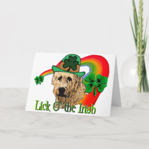 Carte St patrick irlandaise Wolfhound