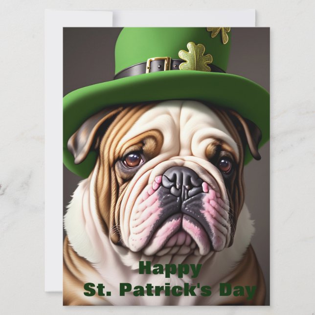 Carte St Patrick's Day Holiday Card (Devant)