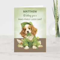 St. Patricks Jour mignon Chien Chien Chien Chien C