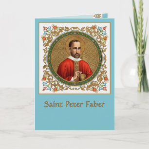 Carte St. Peter Faber (BK 051) Salutation/note blanche