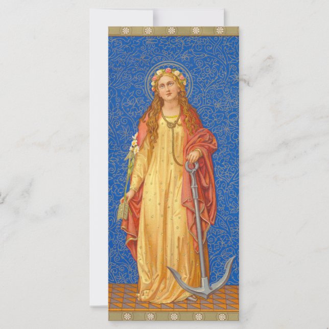 Carte St. Philomena avec Ancre (SNV 051) (Devant)