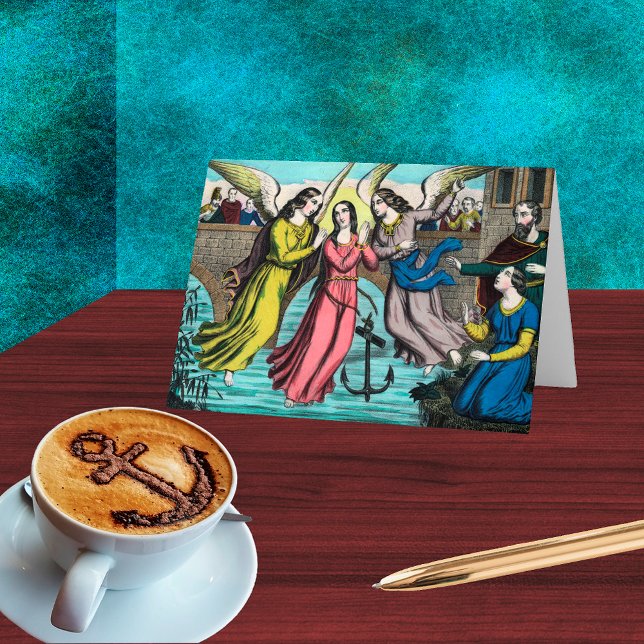 Carte St. Philomena être Secouru de la noyade (Créateur téléchargé)