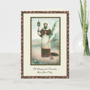 Carte St. Raymond Nonnatus Prière religieuse catholique