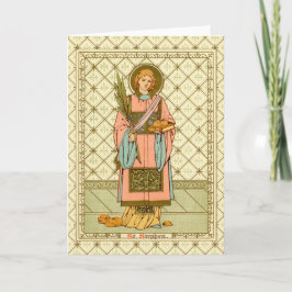 Carte St. Stephen le ProtoMartyr (RLS17) Salutation blan