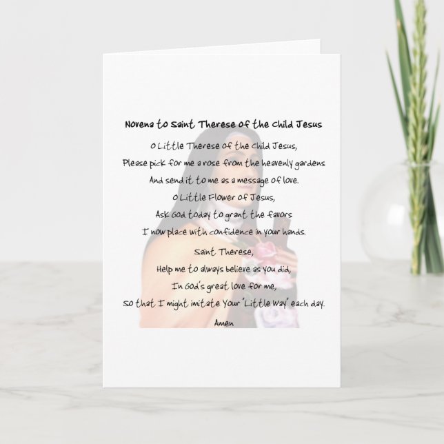 Carte St Therese (Devant)