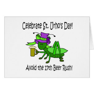 Carte St. Urho's Day Card - Beer Rush