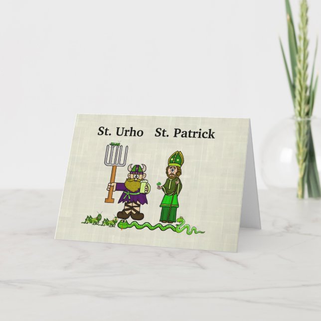 Carte St. Urho's Day & St. Patrick's Day Card (Devant)