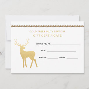 Carte Stade Gold Antler   Certificat cadeau