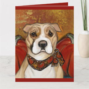CARTE STAFFORDSHIRE TERRIER AMÉRICAIN