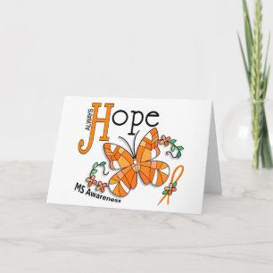 Carte Stained Glass Butterfly MS