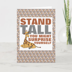 Carte Stand Tall, Giraffe