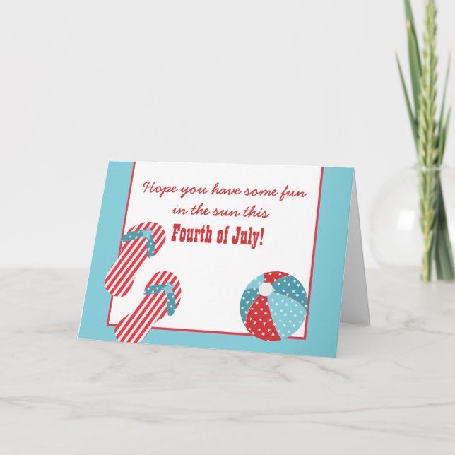 Carte Star and Stripes Beach Party (Devant)