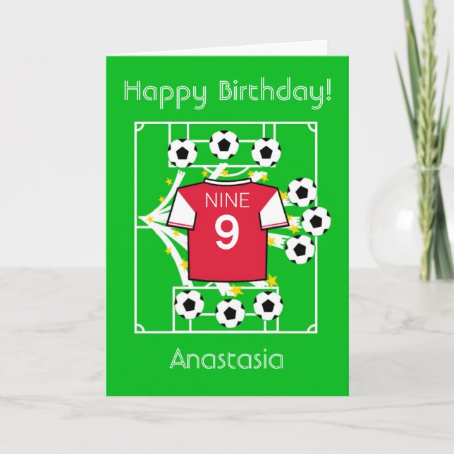Carte Star du football (Arsenal Rouge) (Devant)