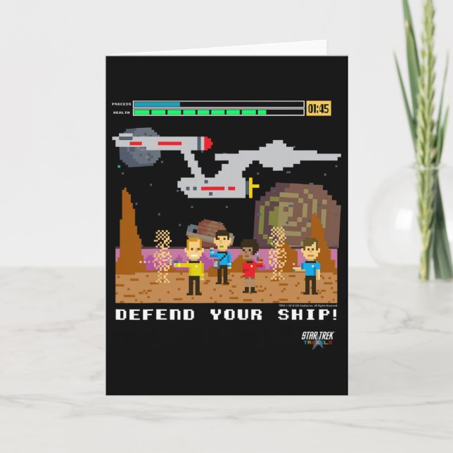 Carte Star Trek Original Series Pixel Video Game  (Devant)