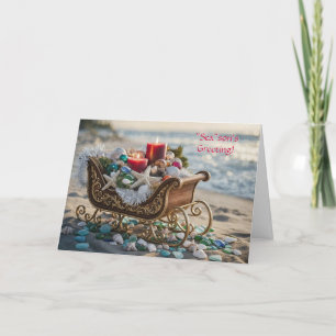 Carte Starfish de la plage de Noël