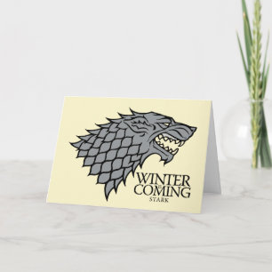 Carte Stark Sigil - L'Hiver Arrive