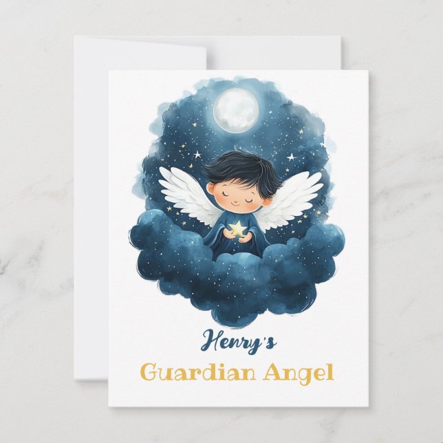 Carte Starry Night Guardian Angel (Devant)