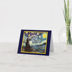 Carte Starry Night Van Gogh Art