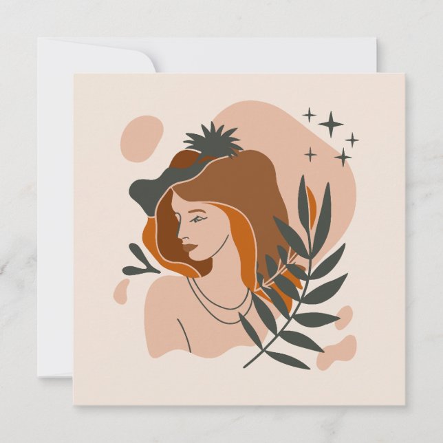 Carte Stars Boho Woman (Devant)