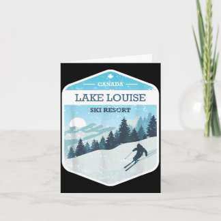 Carte Station de ski du lac Louise Canada snowboard ski 