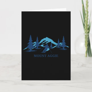 Carte Station de ski Mount Aggie Texas Skieur Ski 