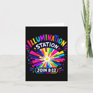 Carte station d'illumination chrétienne équipe VBS 2026
