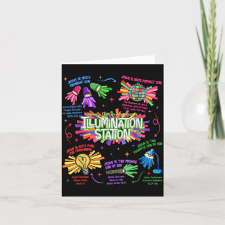 Carte Station d'illumination Vbs 2026 Bible Jésus