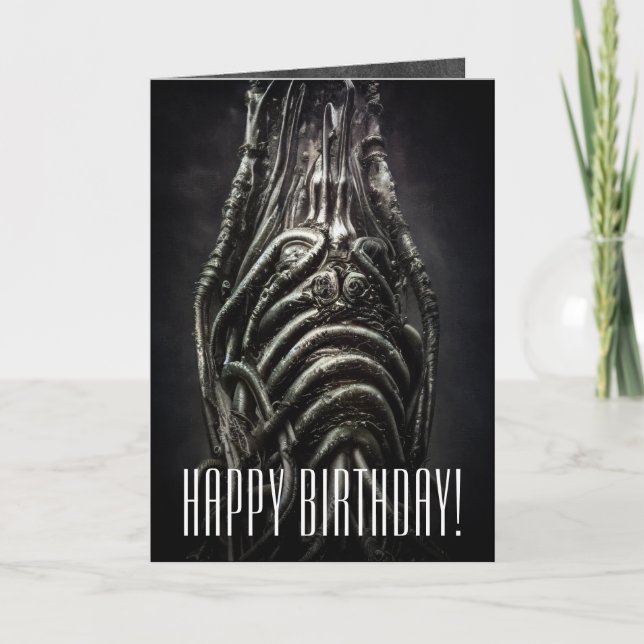 Carte Statue Alien foncée d'une ancienne horreur Eldritc (Devant)