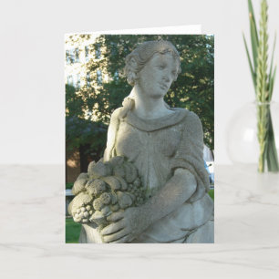 Carte Statue dans le parc