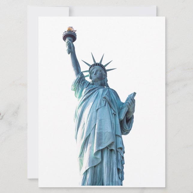 Carte Statue de la liberté (Devant)