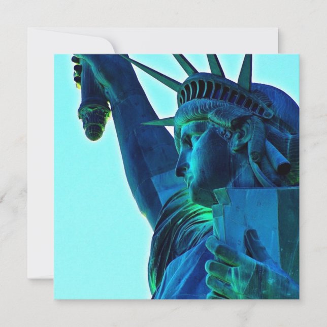 Carte Statue de la Liberté (Devant)