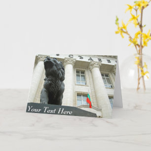 Carte Statue de lion personnalisable, Sofia, Bulgarie