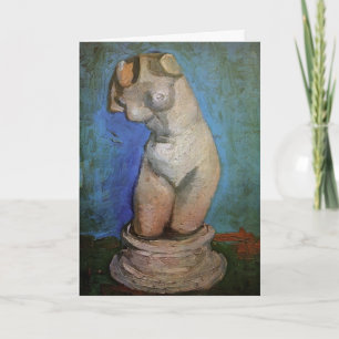 Carte Statuette en plâtre de torse féminin par Vincent v