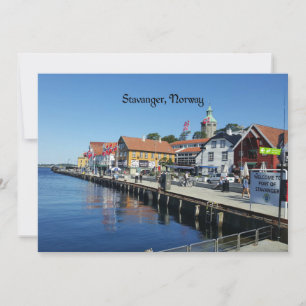 Carte Stavanger, Norvège photo pittoresque,