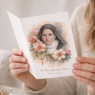Carte Ste Thérèse Saint Rosaire « Tout est Grâce »