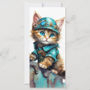 Carte Steam Punk Kitten