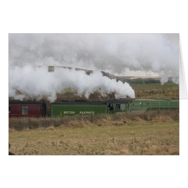 Carte Steam Train England (Devant horizontal)