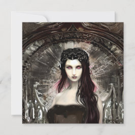 Carte Steampunk Fallen Angel | Art sombre