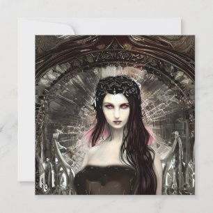 Carte Steampunk Fallen Angel   Art sombre