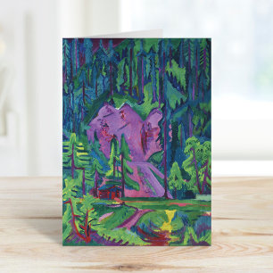 Carte Steinbruch bei Wildboden   Ernst Ludwig Kirchner