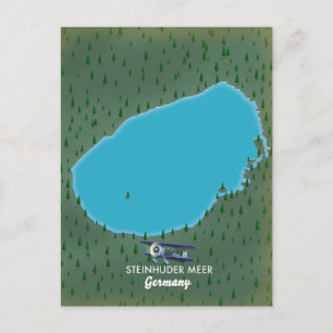 Carte Steinhuder Meer Allemagne