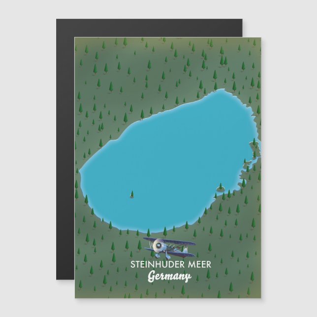 Carte Steinhuder Meer Allemagne (Devant / Derrière)