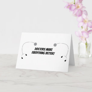 Carte Stethescope Meilleur Docteur Jour Personnaliser