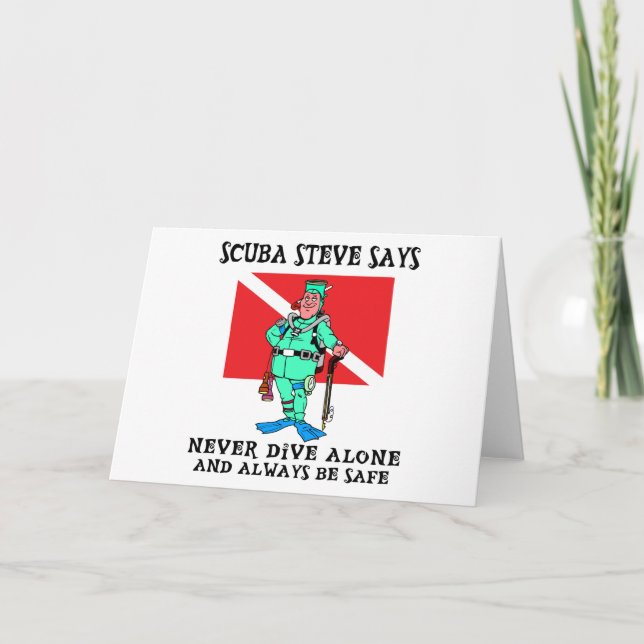 Carte Steve SCUBA (Devant)