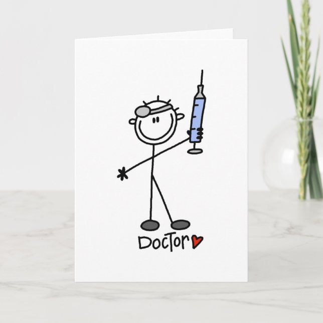 Carte Stick Figure Doctor (Devant)