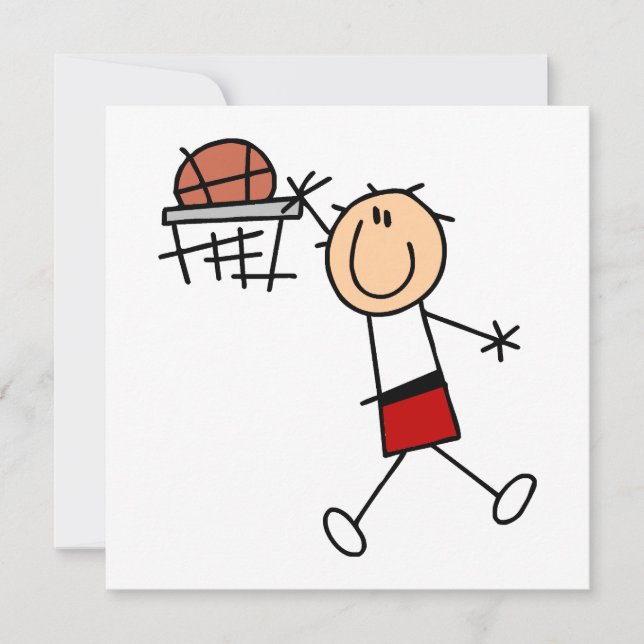 Carte Stick Figure T-shirts et cadeaux Slam Dunk (Devant)