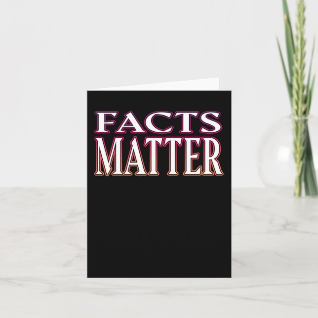 Carte Sticker de faits (Devant)